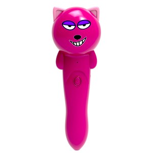 Милая игрушка-микрофон 2 в 1 фиолетового цвета