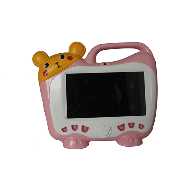 Fast delivery Remote Control Car Robot -
 kids tablet pc with karaoke microphone pink – ACCO TECH