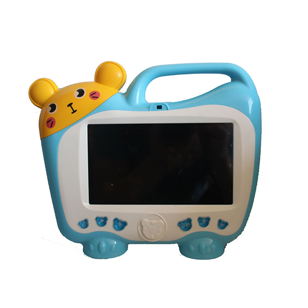 OEM/ODM Manufacturer Supermarket Pretend Play Preschool Toy -
 kids tablet pc with karaoke microphone blue – ACCO TECH