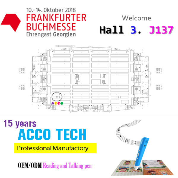 ACCO TECH Whakaaturanga i runga i Frankfurter Buchmesse, Oketopa 10-14, 2018