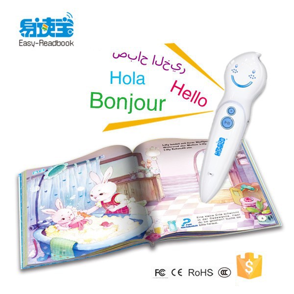 E-2800 plus hovoriace pero na učenie, zvuková kniha, viacjazyčné inteligentné hovoriace pero.