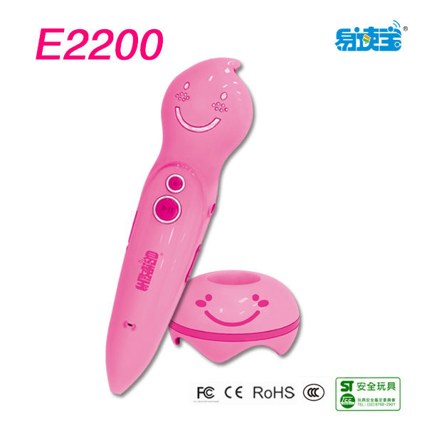 E2200 educational talking pen for children’s studying,E book reader,point read pen for language learning