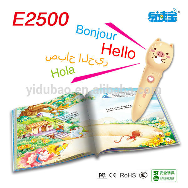 E2500 Book reader pen, wholesale educational toy,play and learn