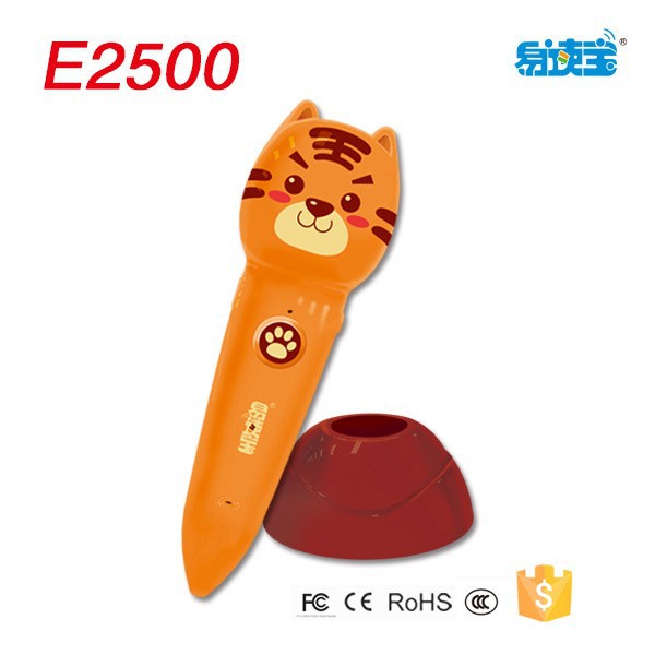 ચાઇનામાં પૂર્વશાળાના પુસ્તકો OEM સેવા સાથે E2500 ઇન્ટેલેક્ટ અંગ્રેજી બોલતી પેન બુક