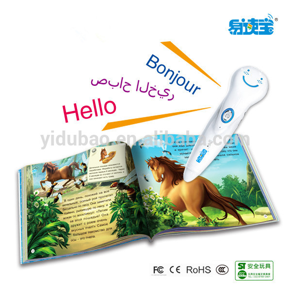 E9800 Bolígrafo lector de libros Xoguetes educativos Xoguetes educativos electrónicos para nenos de xardín de infancia