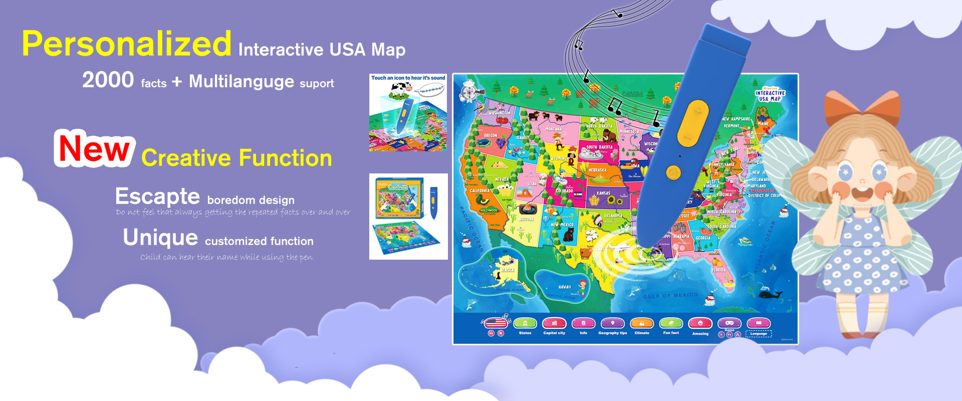 Interactive USA نقشو