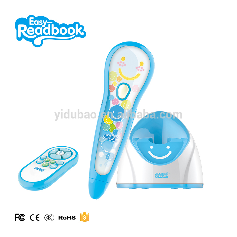 Preschool educational digital audio books with multi-language book reader pen,interesting fairy tales stories for children