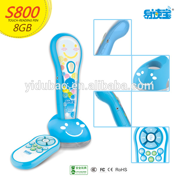 S800 Ụmụaka na-agụ pen Smart ochie pen Baby ụda igwe