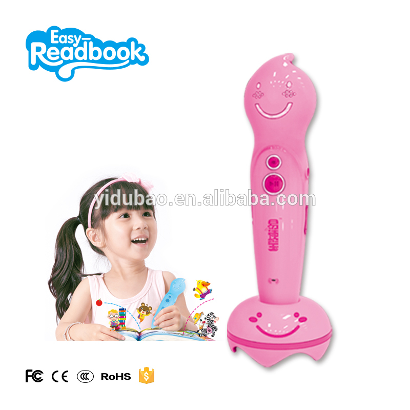Talking pen with music, Lithium Battery children point reading pen